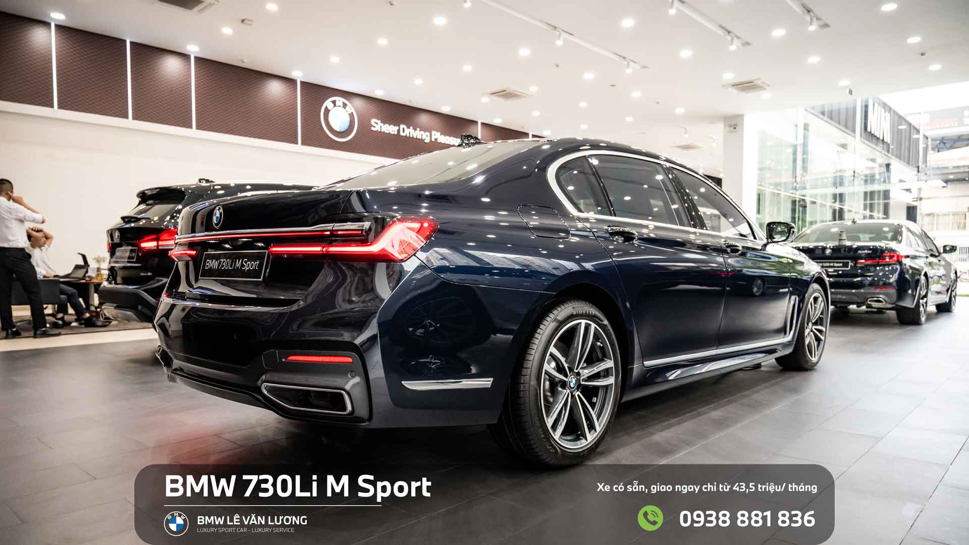 Đuôi xe BMW 730Li M Sport