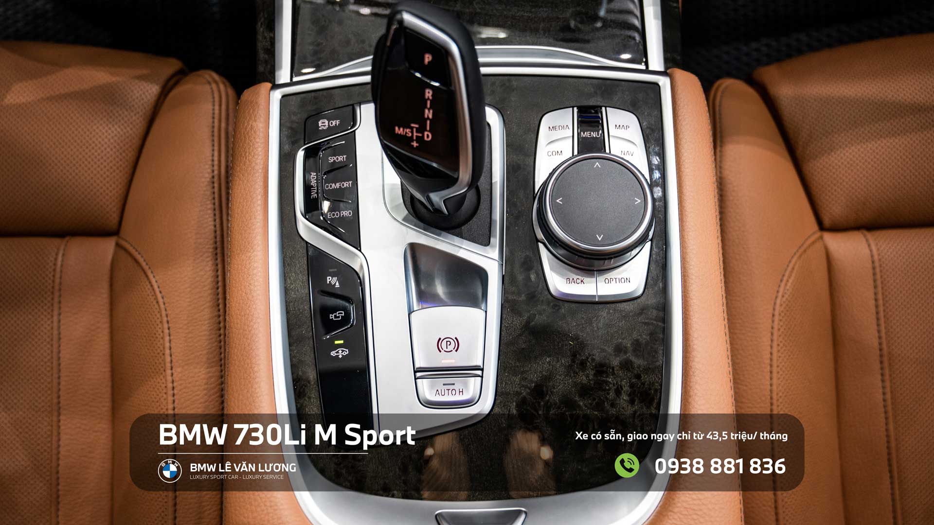 Cần số BMW 730Li M Sport