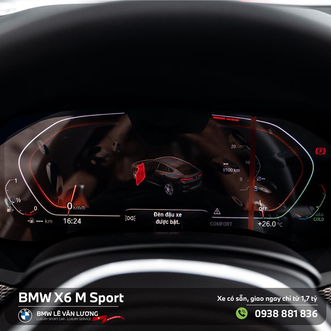 Màn hình kĩ thuật số BMW X6