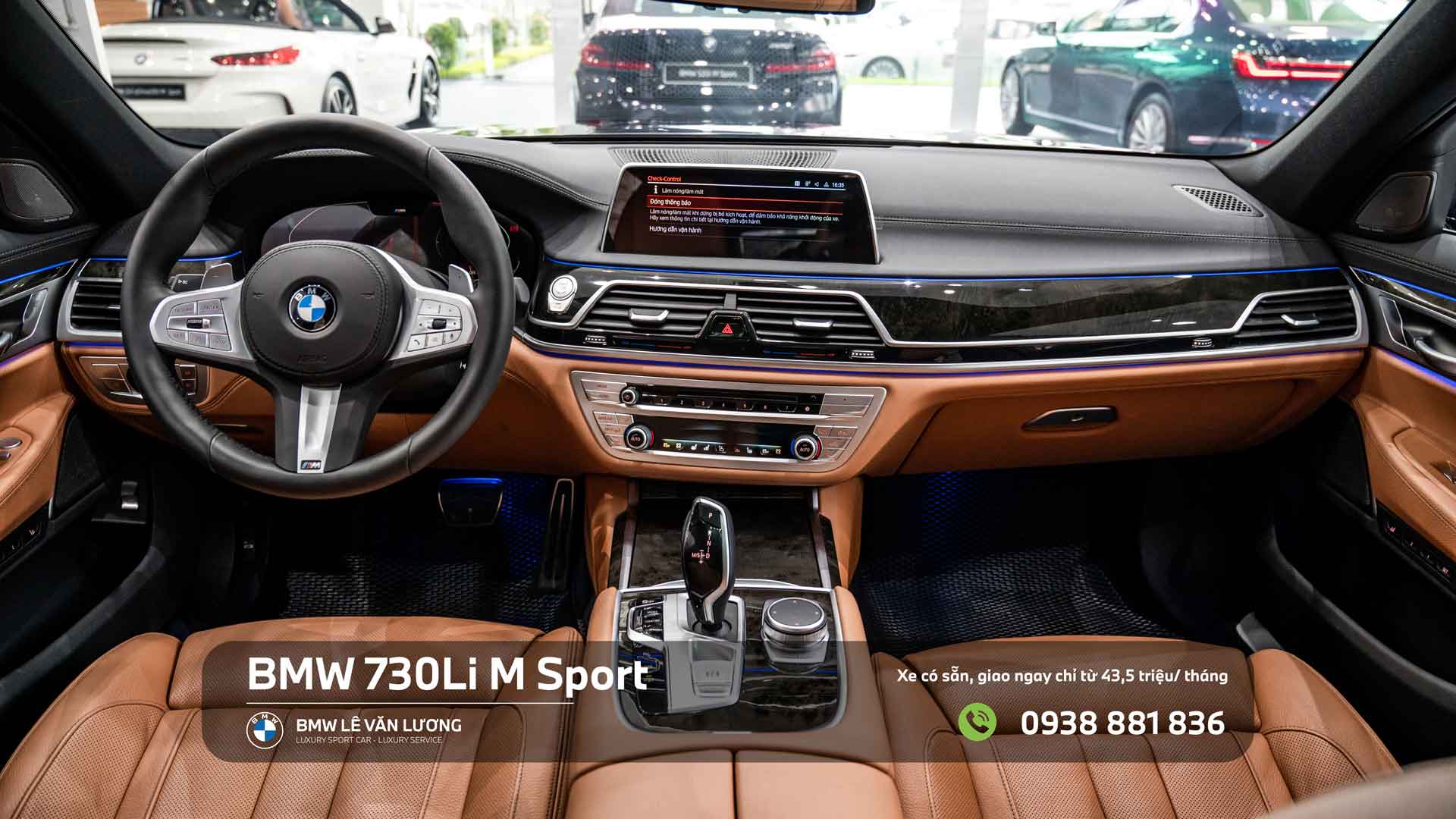 Nội thất BMW 730Li M Sport