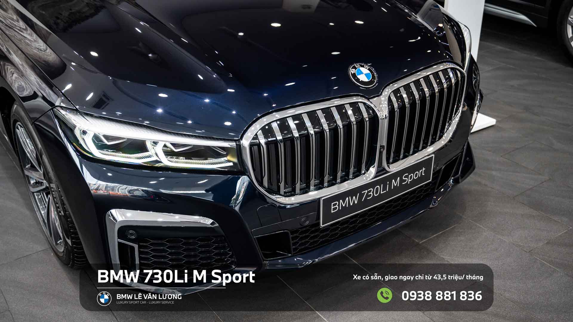 Đầu xe BMW 730Li M Sport 