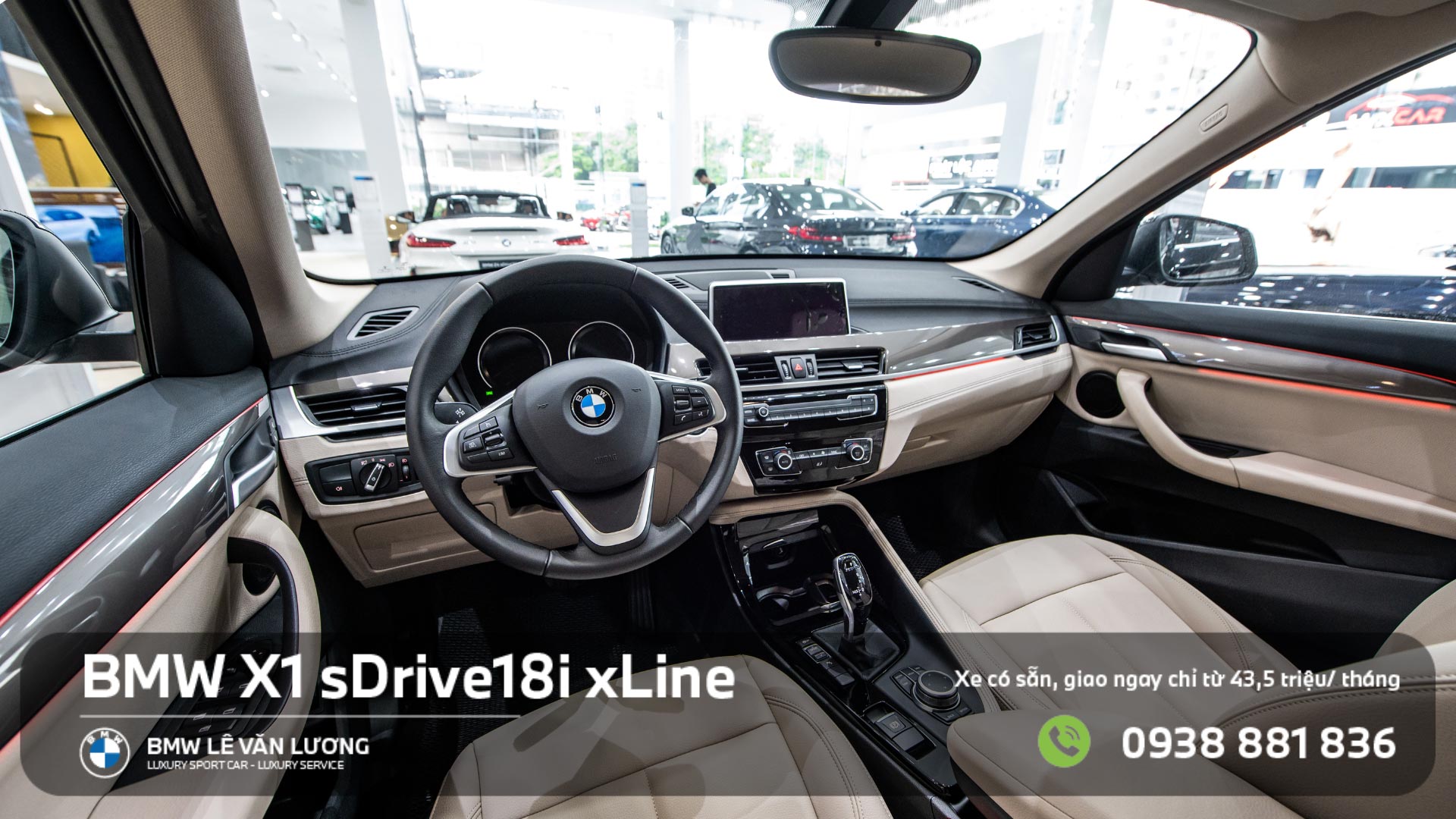 Nội thất BMW X1 sDrive18i xLine